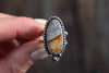 Size 5 Carlina Picture Jasper Ring