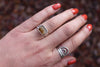 Size 6.5 Dendritic Agate Ring Set