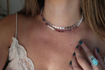 Pink Tourmaline x Pearls Beaded Necklace (16 inches + 2 inch chain extender)