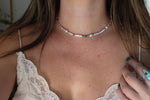 Pearls x Treasure Mountain Turquoise Beaded Necklace (16 inches)