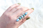 Size 7.5 Stacked Turquoise x Opal Ring