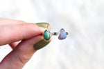 Size 10-11 Turquoise x Opal Ring (Adjustable)