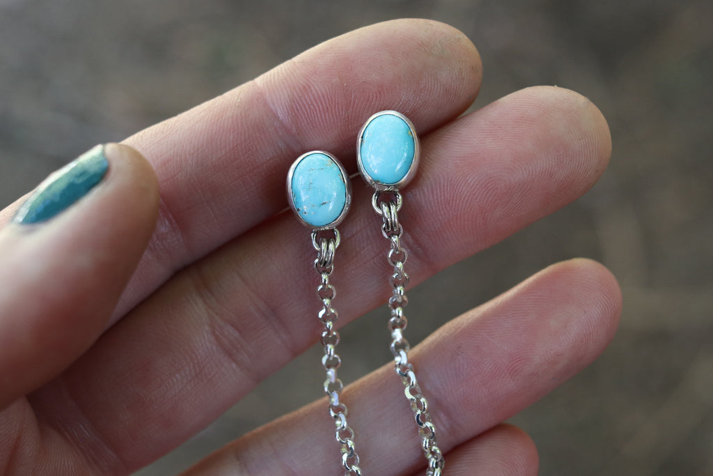 Sierra Bella Turquoise Lariat Earrings