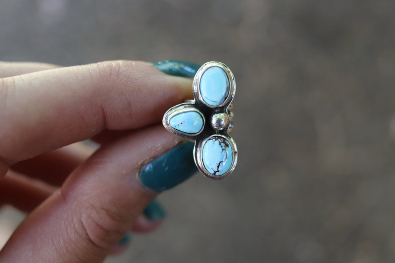 Golden Hill Turquoise Ear Cuff