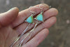 Carico Lake Turquoise Duster Earrings