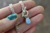 Opal Toggle Clasp Necklace (16 inches)