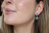 Sonoran Mountain Turquoise Dangly Stud Earrings 2