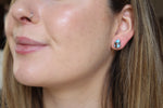 Golden Hill Turquoise Stud Earrings