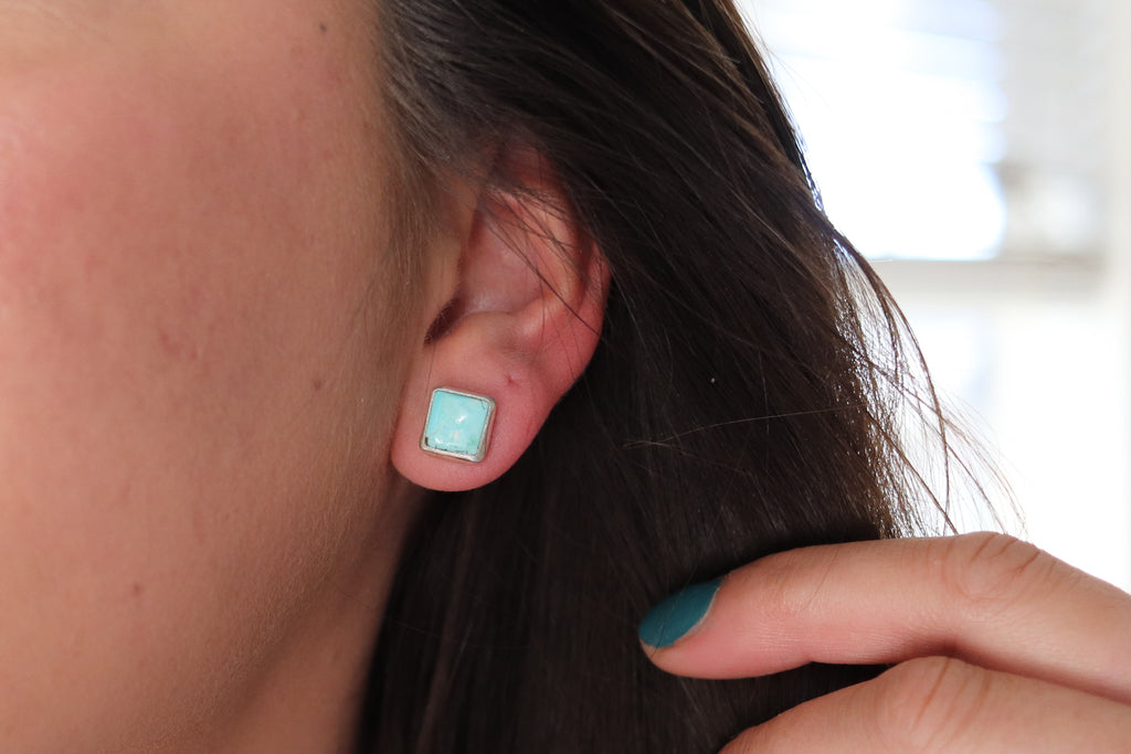 Royston Turquoise Stud Earrings 5