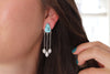 White Water Turquoise x Pearls Earrings 2