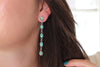 Emerald Valley Turquoise Dangly Stud Earrings