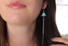Carico Lake Turquoise Duster Earrings