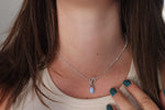 Opal Toggle Clasp Necklace (16 inches)