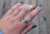 Size 8 Sonoran Gold Turquoise Ring