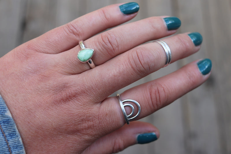 Size 7 Sonoran Gold Turquoise Ring