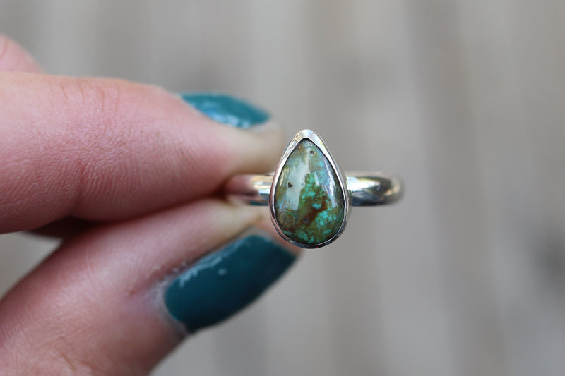 Size 6 Sonoran Gold Turquoise Ring