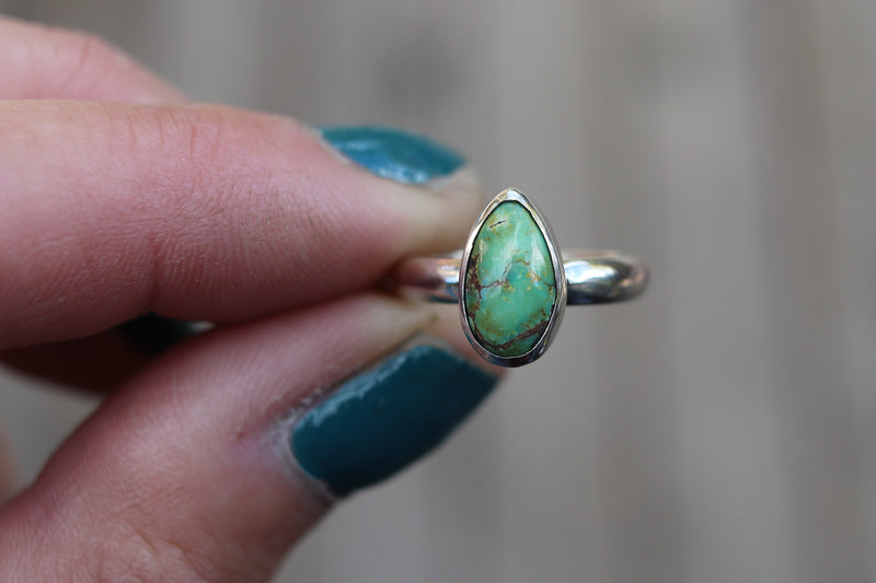 Size 5 Sonoran Gold Turquoise Ring