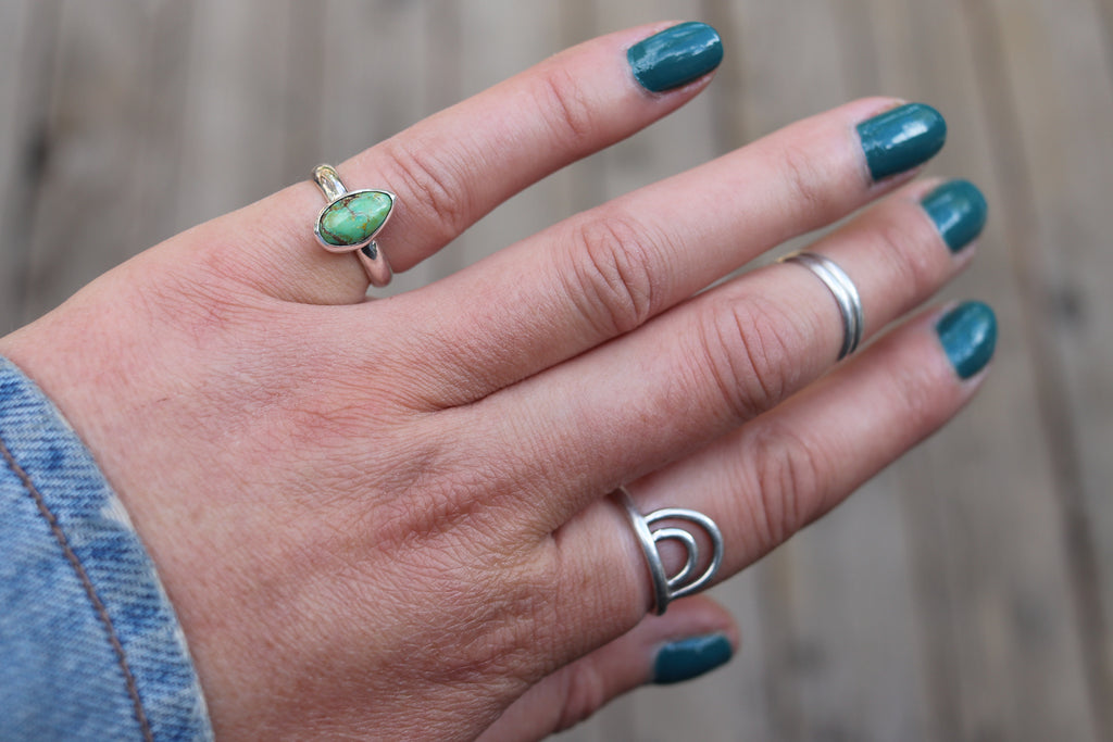 Size 5 Sonoran Gold Turquoise Ring