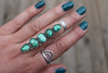 Emerald Valley Turquoise Stacked Ring - Finish In Your Size