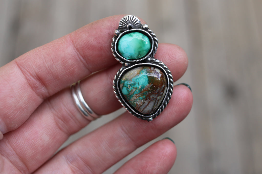 Emerald Valley x Royston Ribbon Turquoise Ring - Finish In Your Size