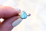 Size 5 White Water Turquoise Ring