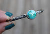 Emerald Valley Turquoise Stamped Cuff 1 (6 inches)