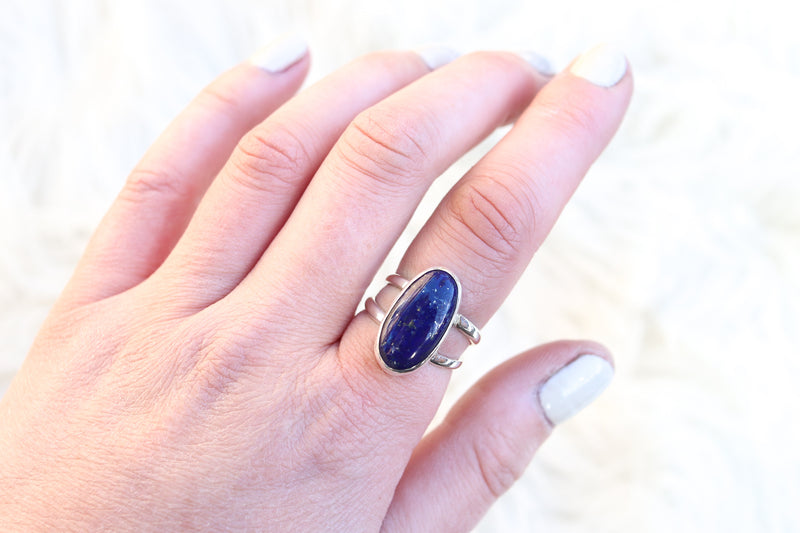 Size 8 Lapis Lazuli Ring