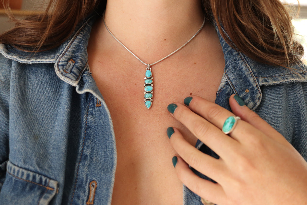 Lone Mountain Turquoise Necklace