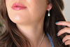 Palomino Variscite Huggie Hoops
