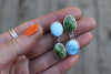 Golden Hill x Sonoran Gold Turquoise Mismatched Stud Earrings