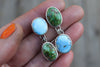 Golden Hill x Sonoran Gold Turquoise Mismatched Stud Earrings