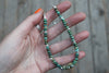 Fox Turquoise Beaded Necklace (18 inches)