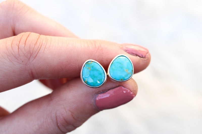 Sonoran Gem Turquoise Stud Earrings 2