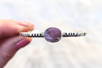 Laguna Agate Stamped Cuff (6 inches)