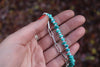 Fox Turquoise x Pearls Beaded Necklace (16 inches)