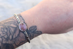 Laguna Agate Stamped Cuff (6 inches)