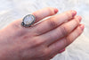 Size 5 Graveyard Point Plume Agate Ring