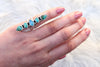 Size 5 Stacked Turquoise x Opal Ring