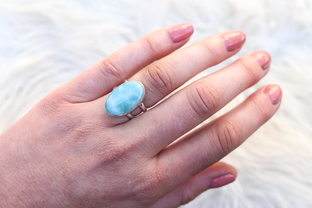 Size 6 Larimar Ring