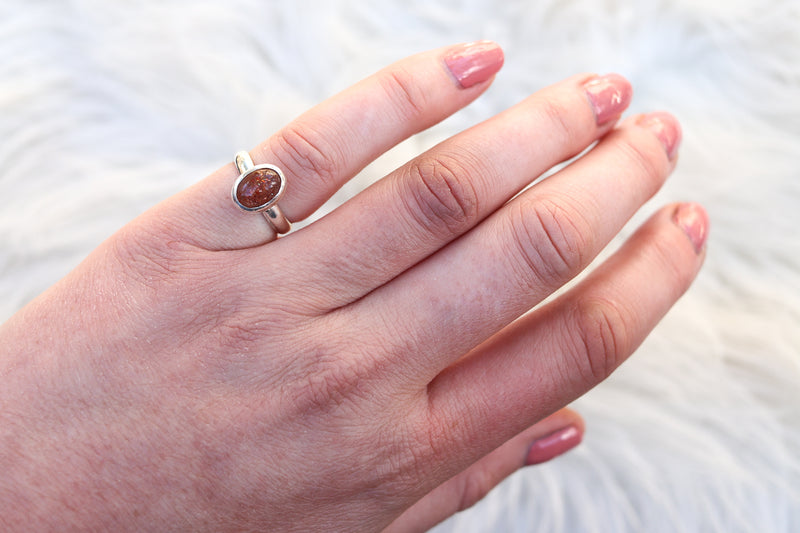 Size 5 Sunstone Ring