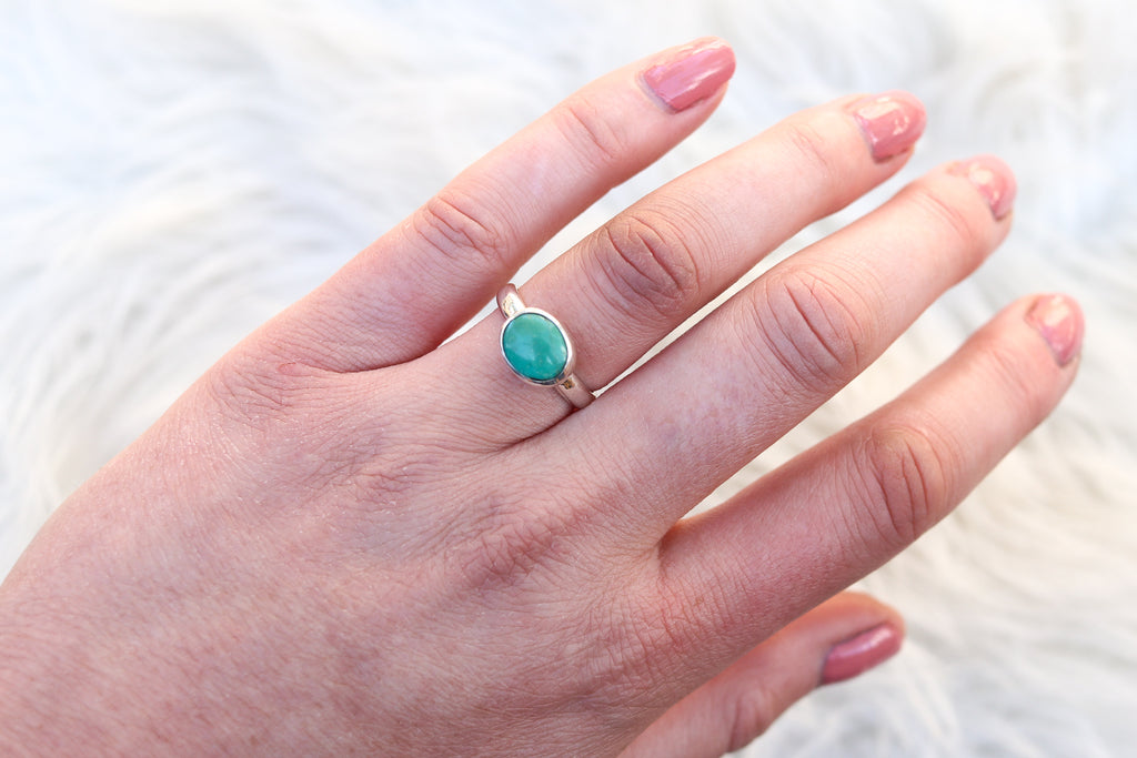 Size 7 Hubei Turquoise Ring