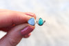 Size 6-7 Australian Opal x Royston Turquoise Ring (Adjustable)