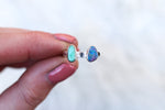 Size 7-8 Sonoran Mountain Turquoise x Australian Opal Ring (Adjustable)