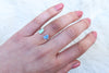 Size 7-8 Sonoran Mountain Turquoise x Australian Opal Ring (Adjustable)