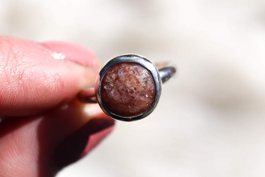 Size 9 Sunstone Ring