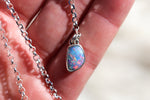 Australian Opal Lariat Necklace