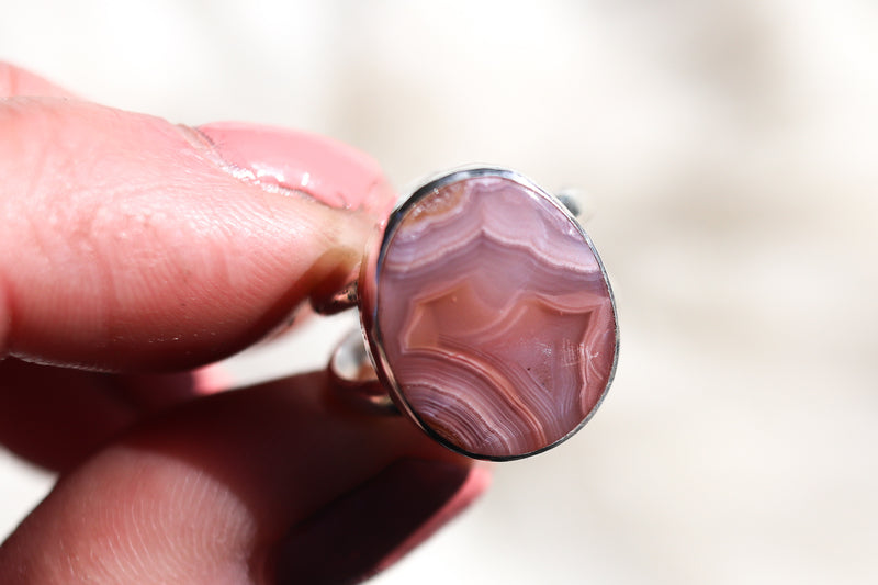 Size 6 Laguna Agate Ring