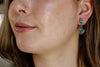 Sonoran Mountain Turquoise Dangly Stud Earrings 3