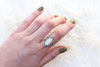 Size 8.5 Graveyard Point Plume Agate Ring