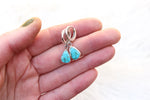 Sonoran Gem Turquoise Lever Back Earrings 1